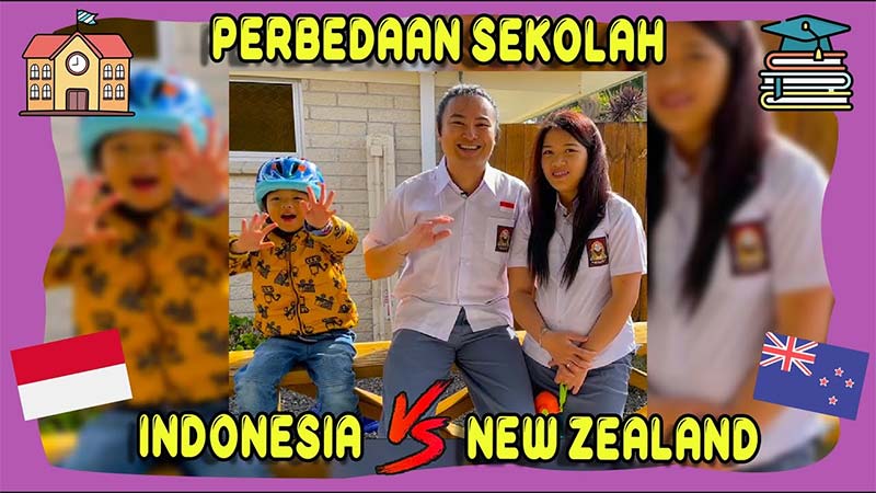 Perbedaan Sistem Pendidikan di Indonesia dan New Zealand, TK SD SMP SMA menurut Andy Saputra